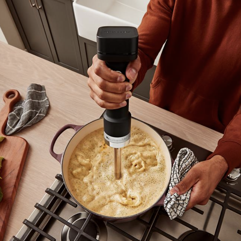 KitchenAid Go™ Cordless Hand Blender with Accessories - Black Matte - Battery Included