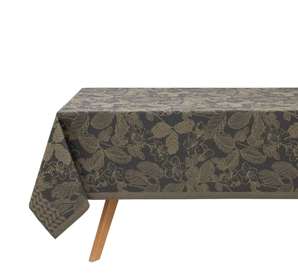 Nappe Le Jacquard Français - Sulawesi cooton vert 59 x 59"