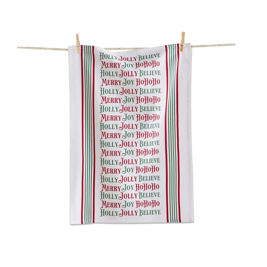 TAG Holly Jolly Cotton Dishtowel