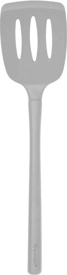 Tovolo Flex-Core All Silicone Slotted Turner - Oyster Gray
