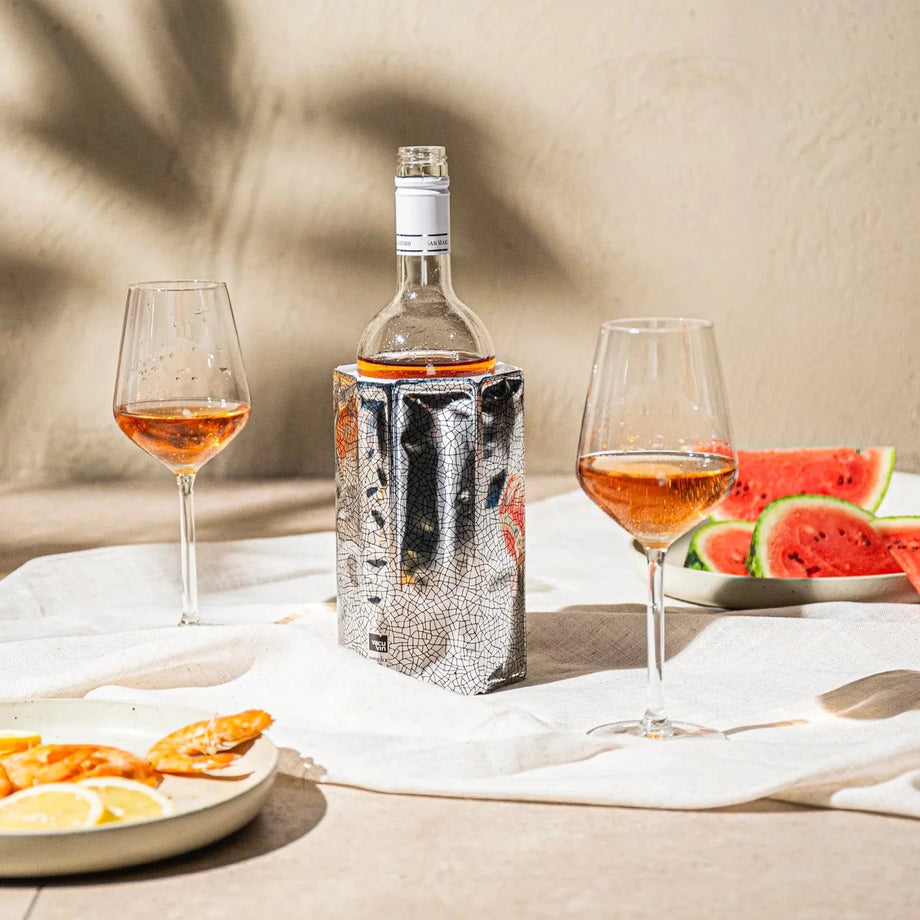 Rafraîchisseur pour vin Vacu Vin - Argent