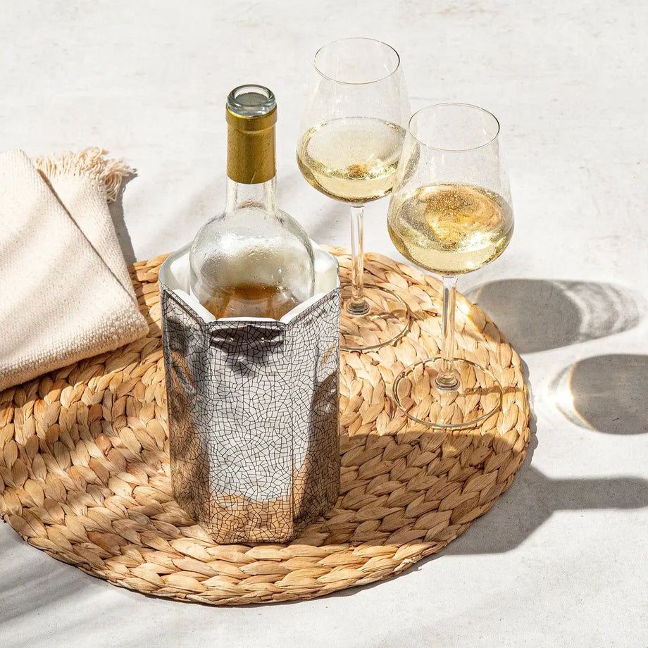 Rafraîchisseur pour vin Vacu Vin - Argent