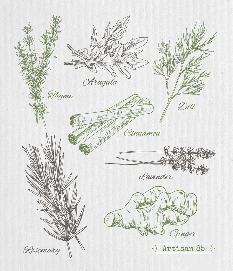 Wet-it Swedish Cloth - Fresh Herbs