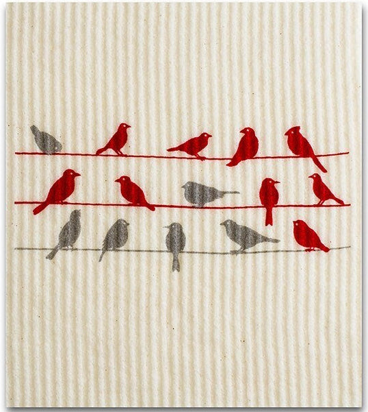 Wet-it Swedish Cloth - Birds on a Wire