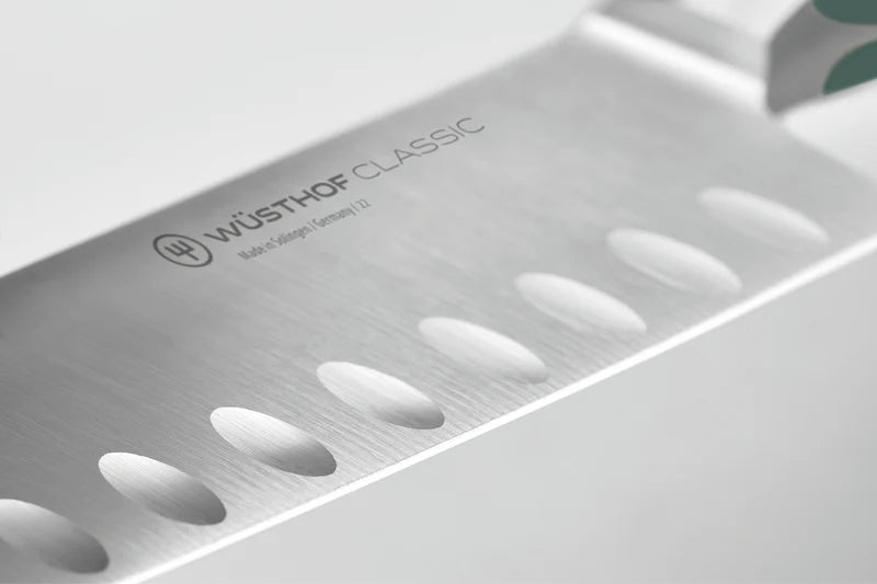 Wusthof Classic 7" Hollow Edge Santoku -  Fresh Rosemary