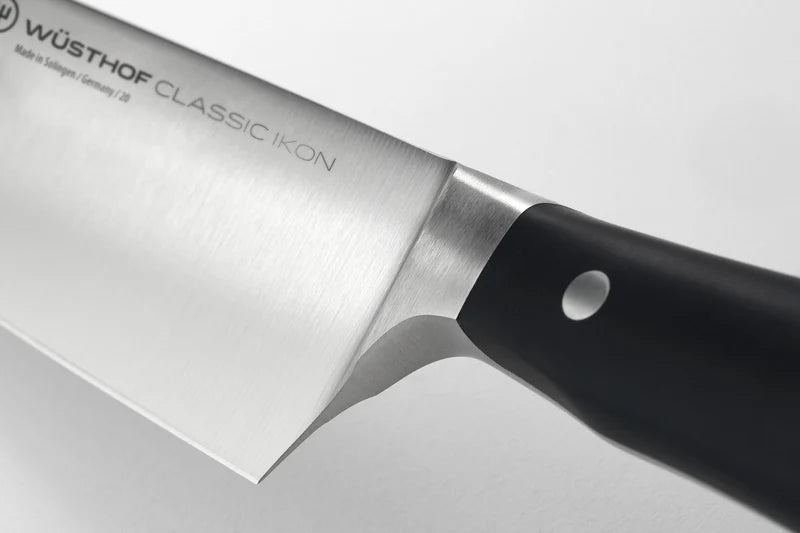 Wusthof Classic Ikon 4.5" Asian Utility Knife - Black