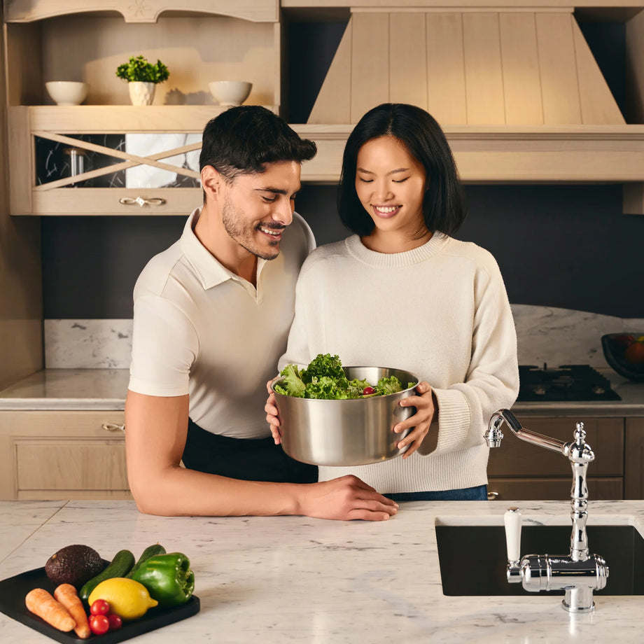 Zyliss Easy Spin®  Stainless Steel Salad Spinner - Large