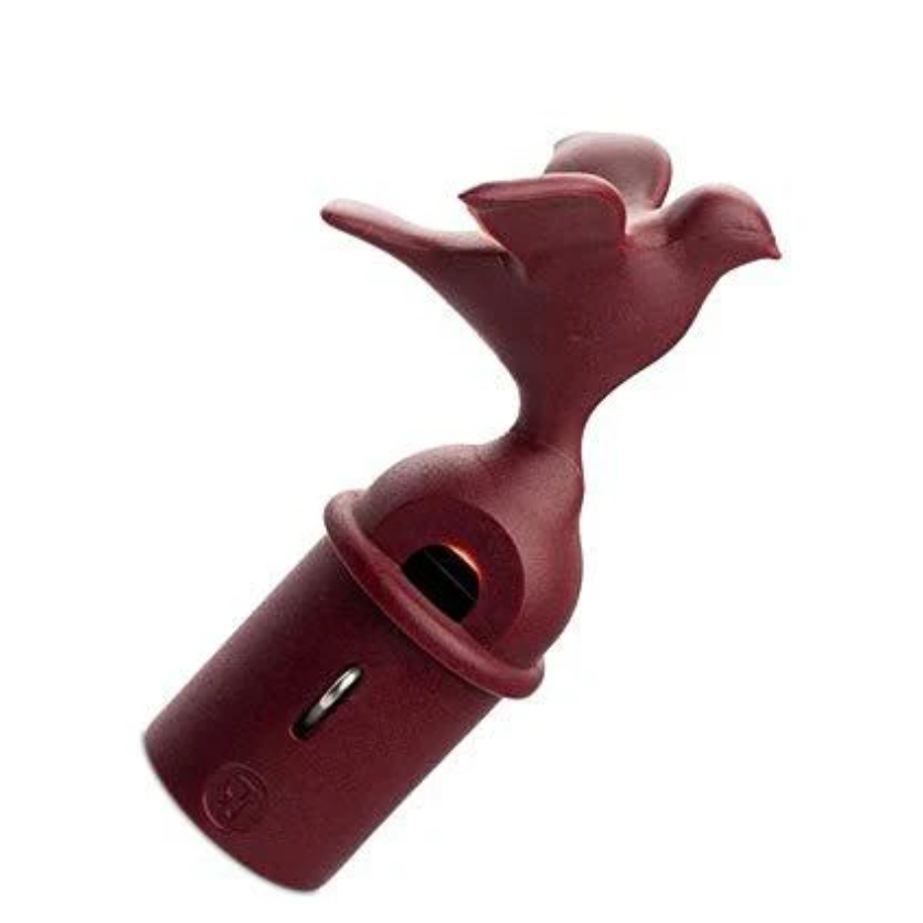 Alessi 9093 Kettle Whistle Bird Replacement - Burgundy