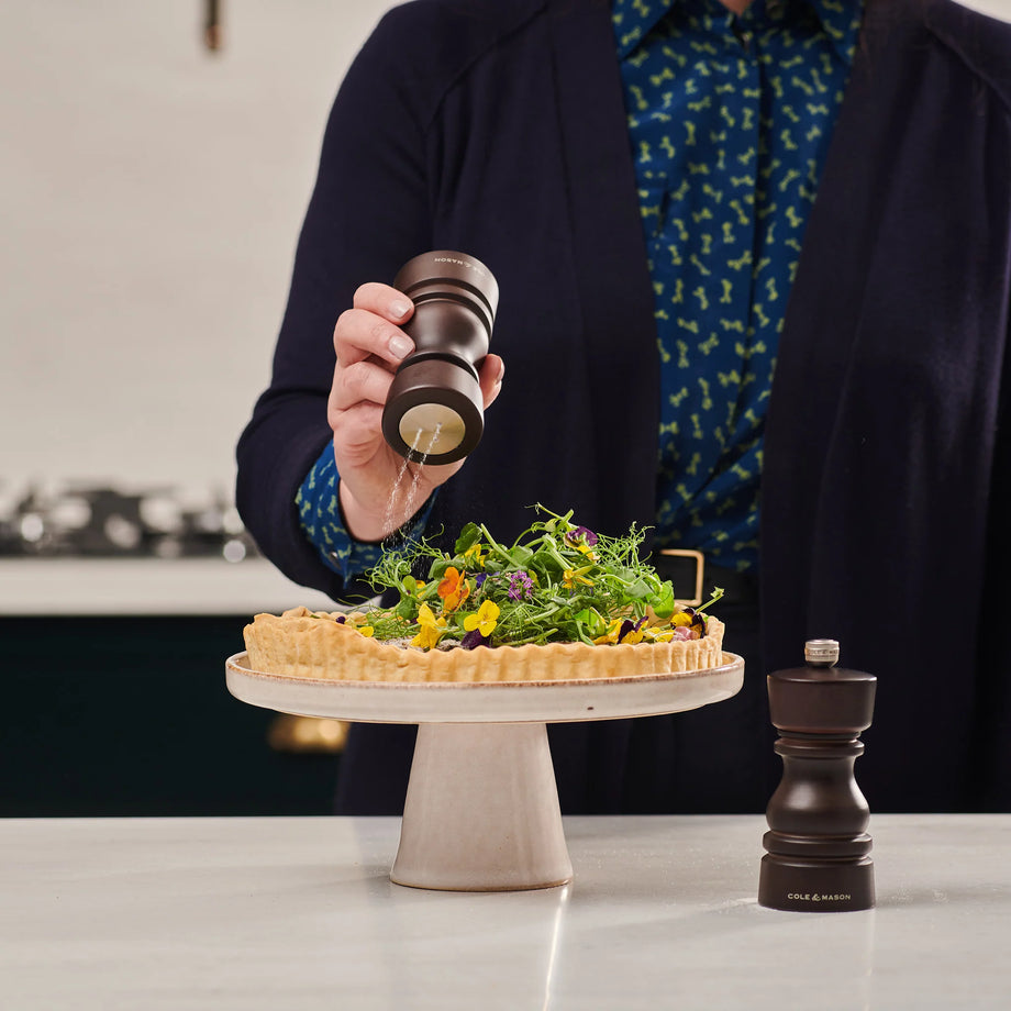 Cole & Mason London Chocolate Wood Salt Shaker & Pepper Mill set of 2