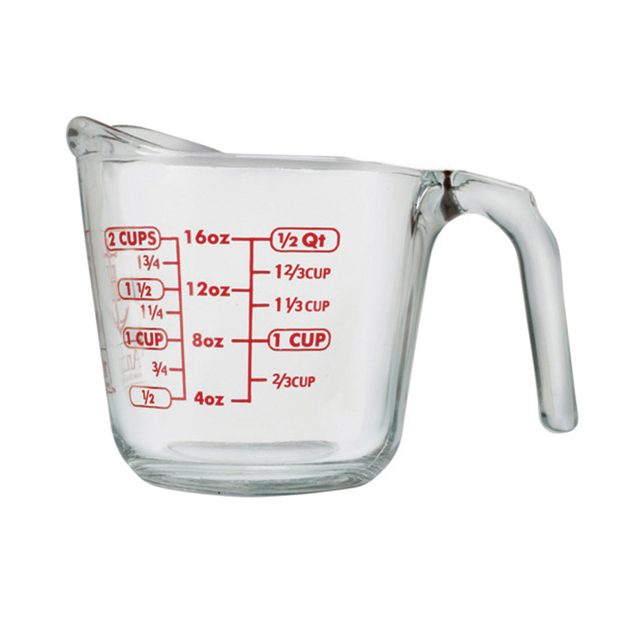 Fire King Glass Measuring Cup, Glass, 2-Cup / 500ml