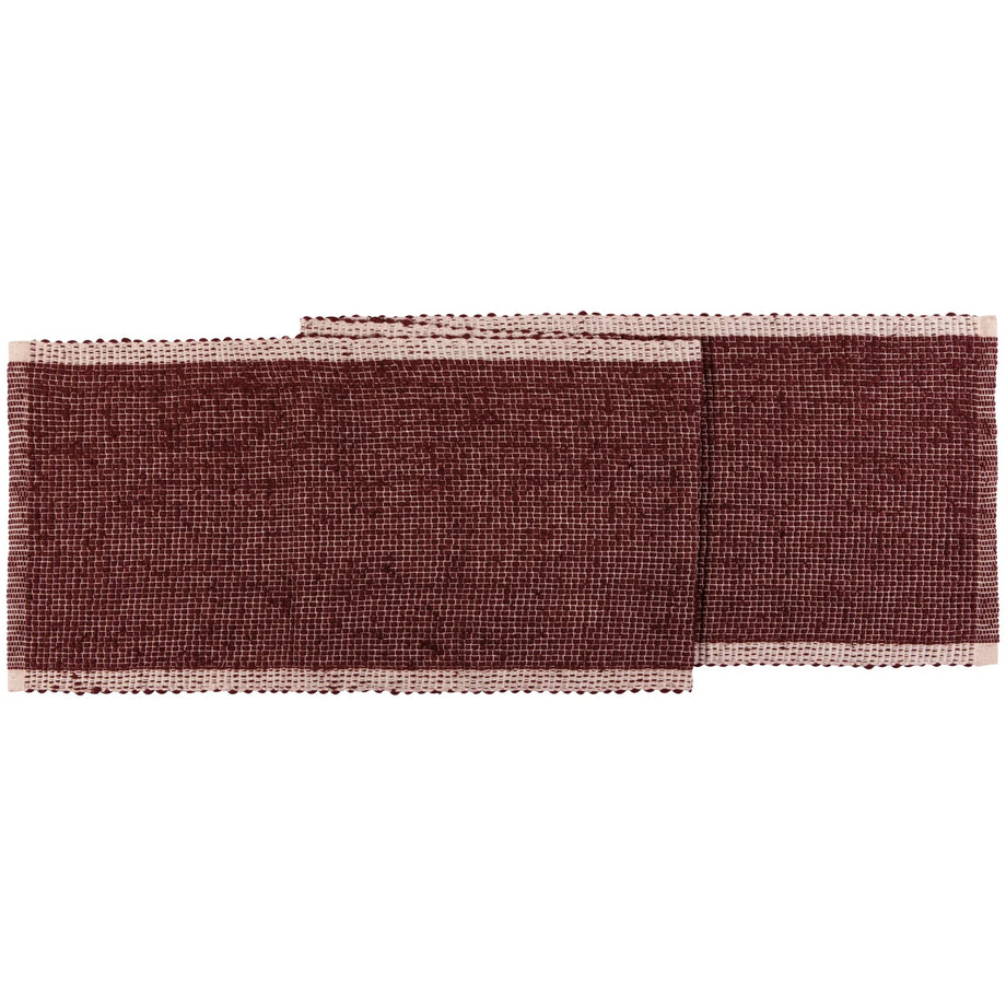 Danica Lattice Table Runner - Garnet