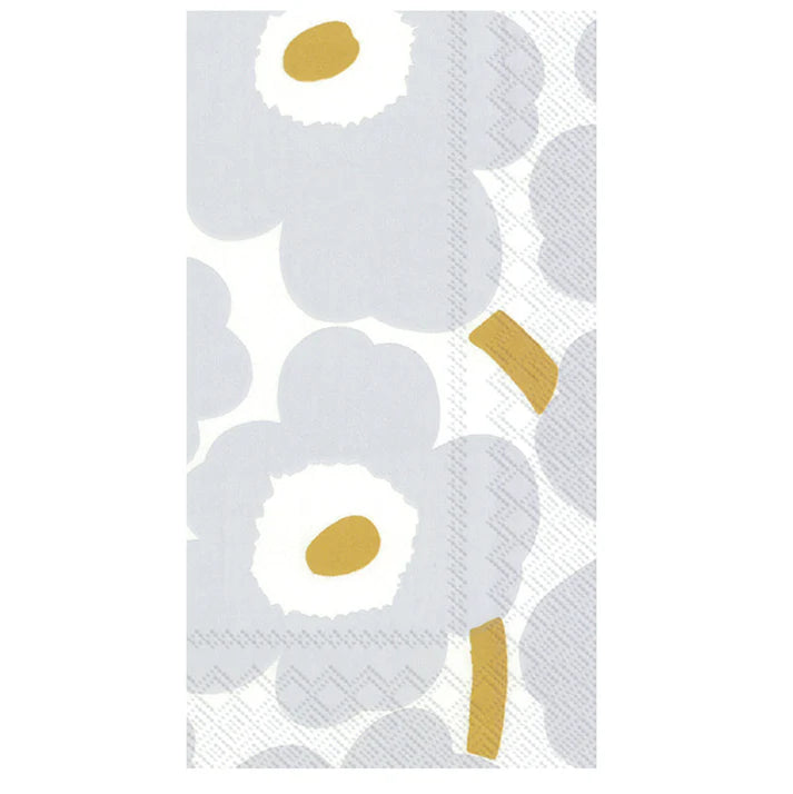 Marimekko Buffet -  Unikko white silver