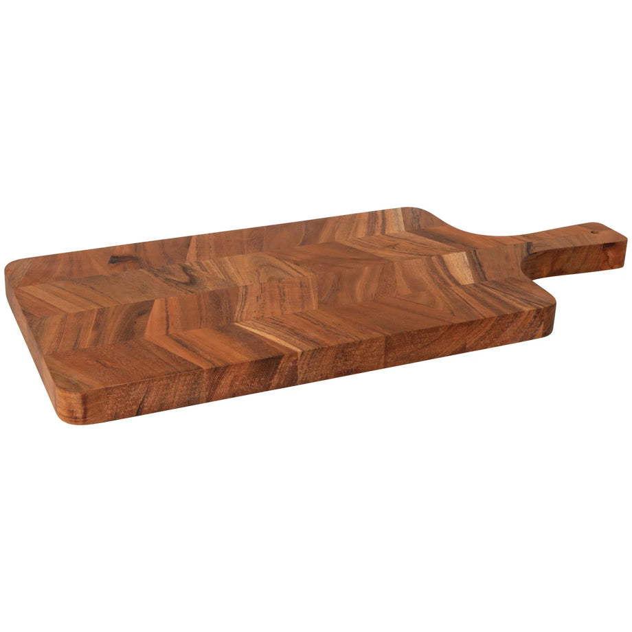 Danica Acacia Chevron Serving Paddle 20 in