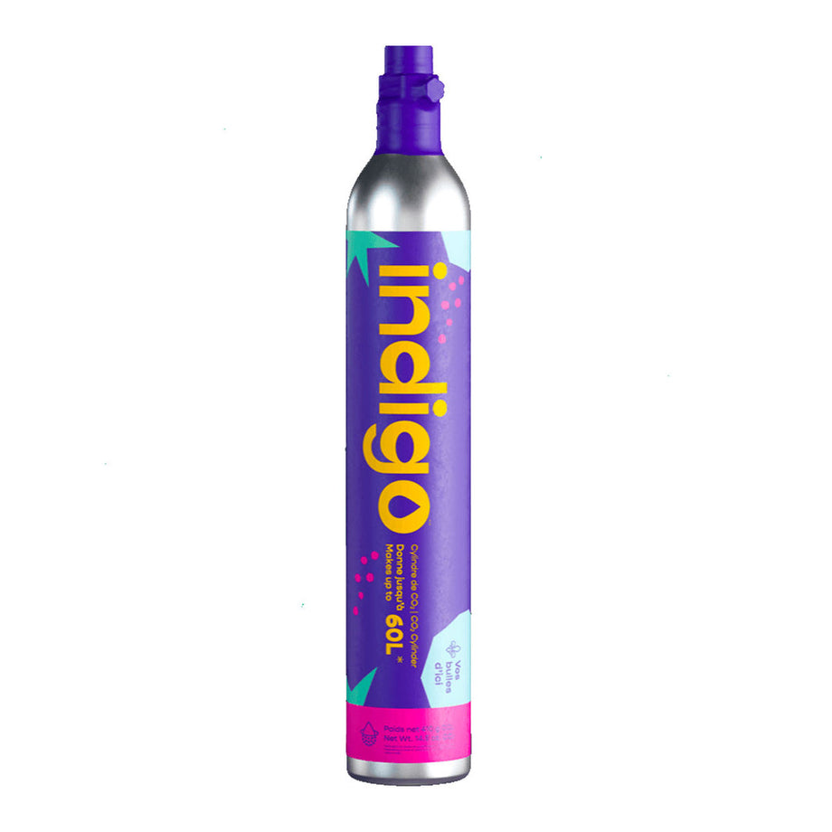 Indigo SodaStream Compatible Canister CO2 - 60L