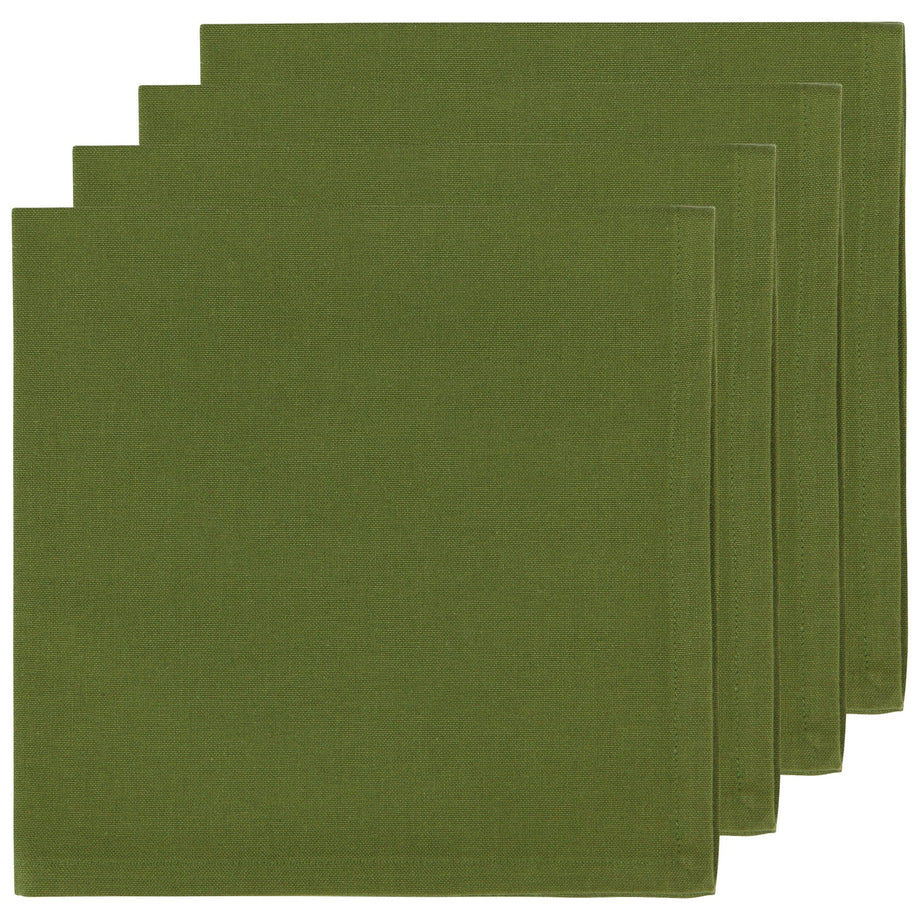 Now Designs Spectrum Cotton Napkins - set of 4 / Green