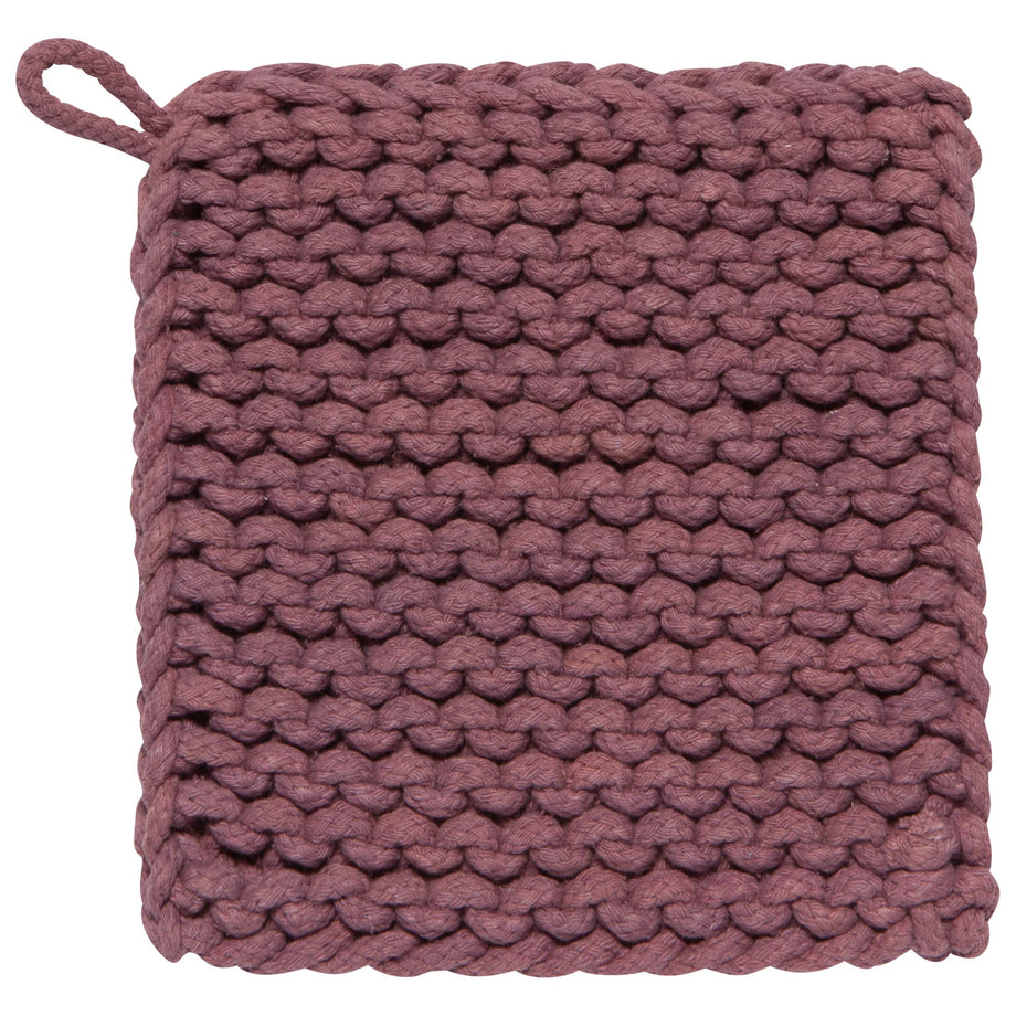 Danica Ash Plum Knit Potholder