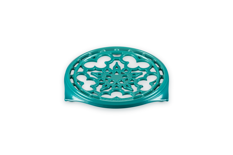 Le Creuset  Deluxe Enameled Cast Iron Oval Trivet – Bleu Riviera