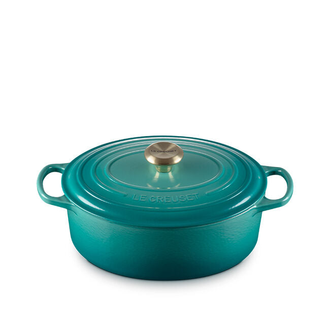 Le Creuset Cocotte Ovale 4,7 L - Bleu Riviera