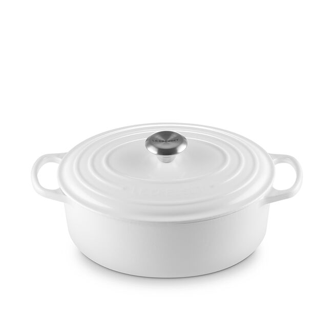 Le Creuset 4.7L Oval French Oven - White