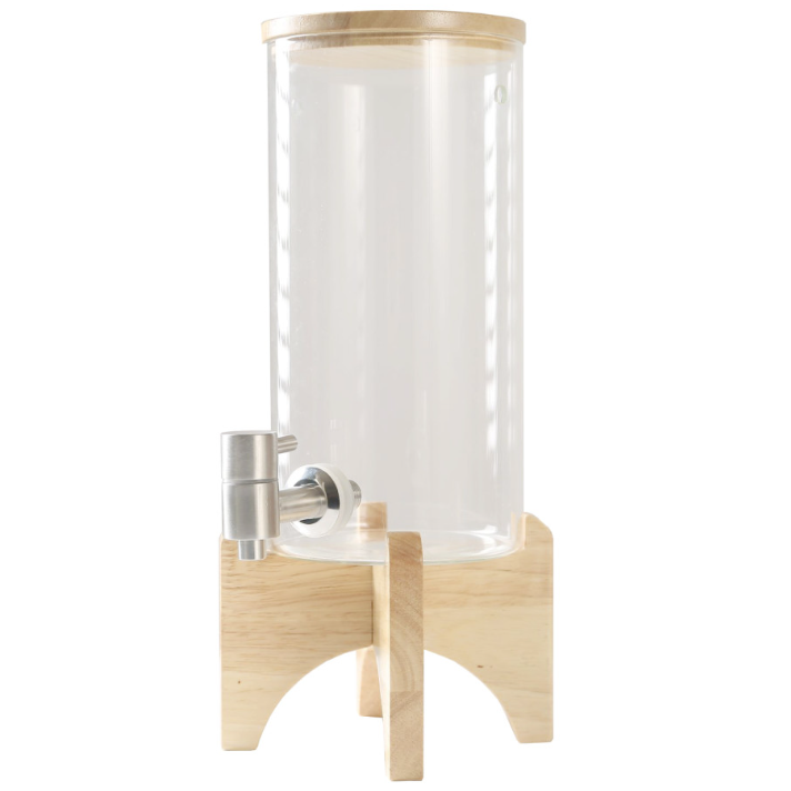 Distributeur de boissons en verre éclatant pour patio 3L