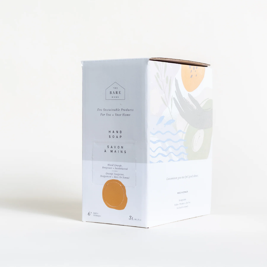 La boîte de recharge 3L pour la maison Bare - Blood Orange, Bergamet + Sandalwood