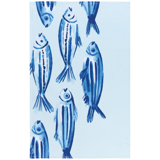 Danica Ripple Terry Coton Dishtowel - Royal Blue
