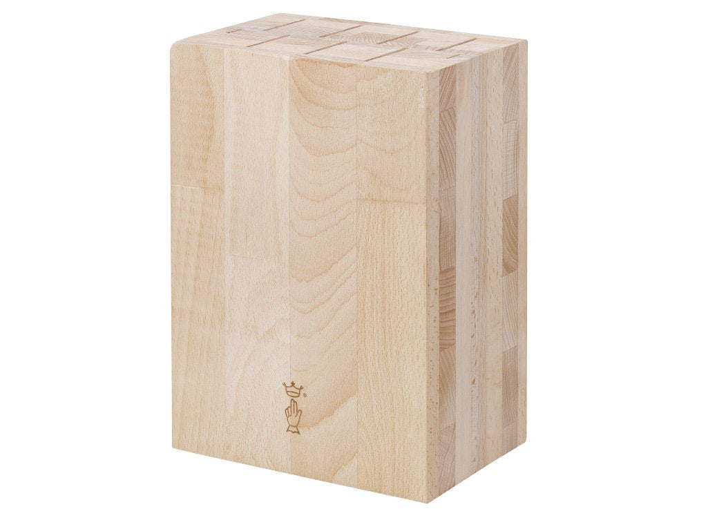 Opinel French Beechwood Kitchen Knife Block - Pour 9 couteaux