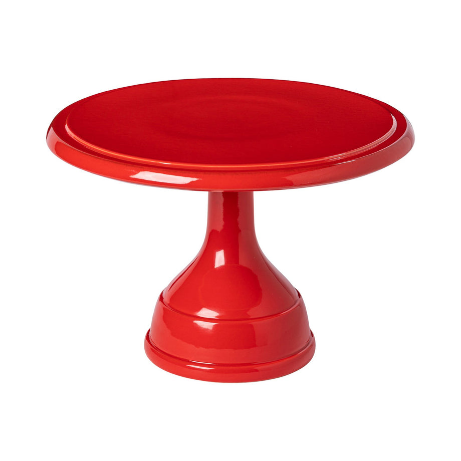 Assiette à Gâteau sur Pied Casafina - Rouge 27cm