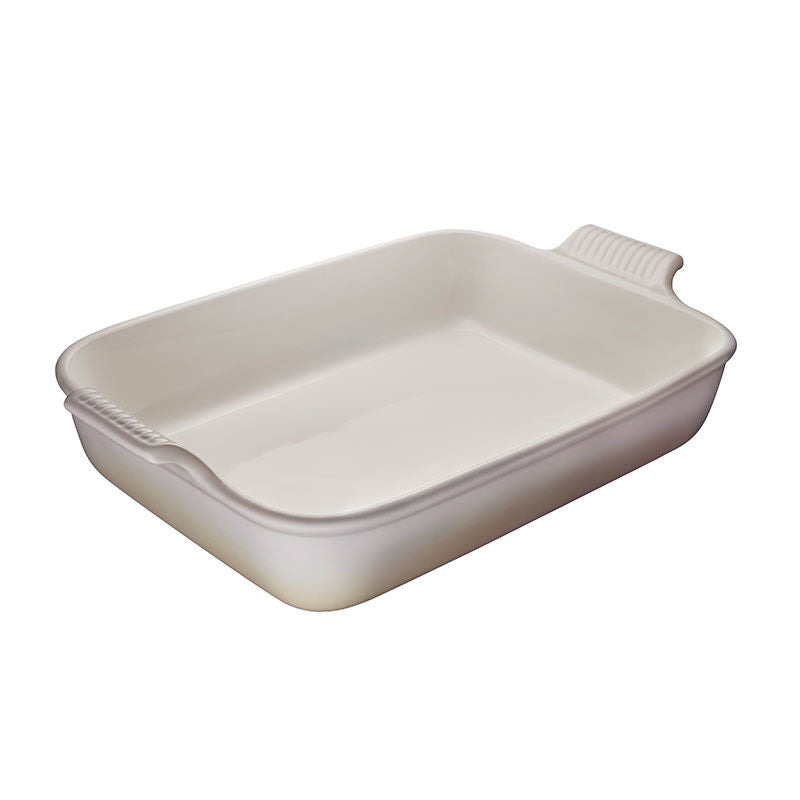 Le Creuset Heritage 4.7L Rectangular Dish - Meringue