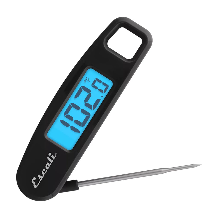 Escali Compact Folding Digital Thermometer - Black