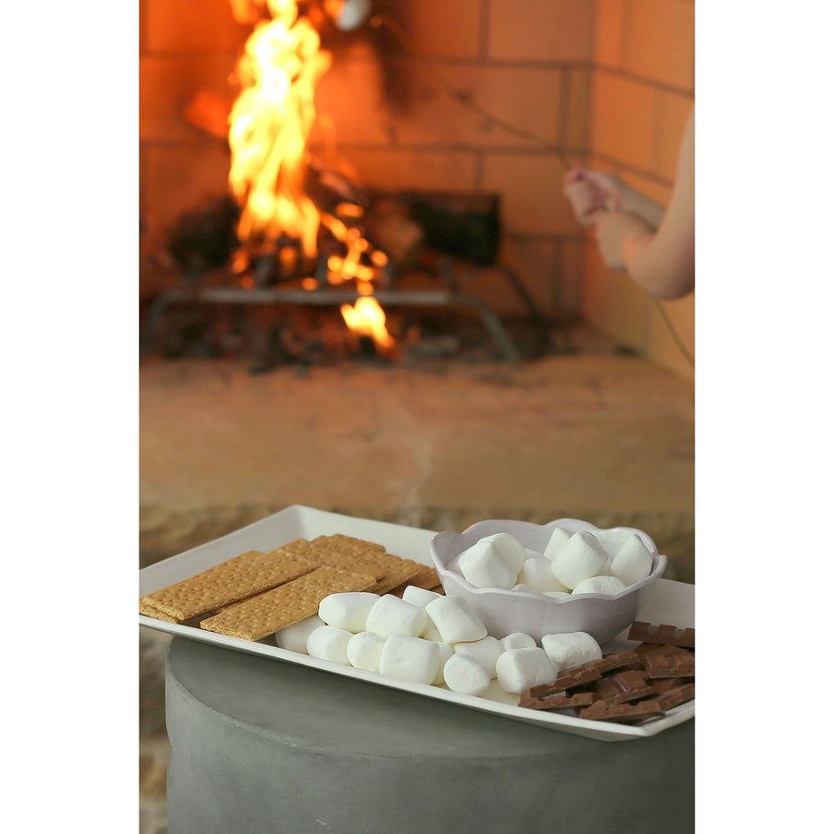 Relish Outdoor Large Rectangular Cream Tray - 19"