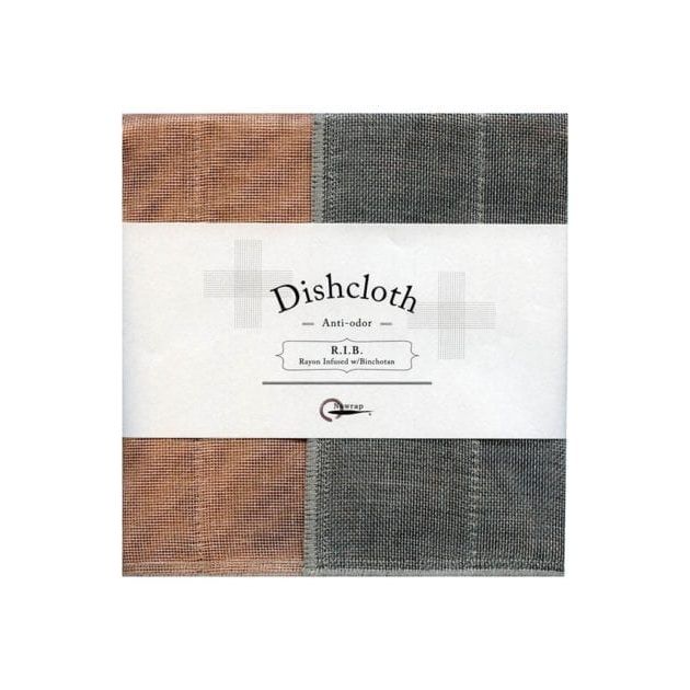 Maruyama Nawrap R.I.B. Dishcloth - #11 Peach/Charcoal