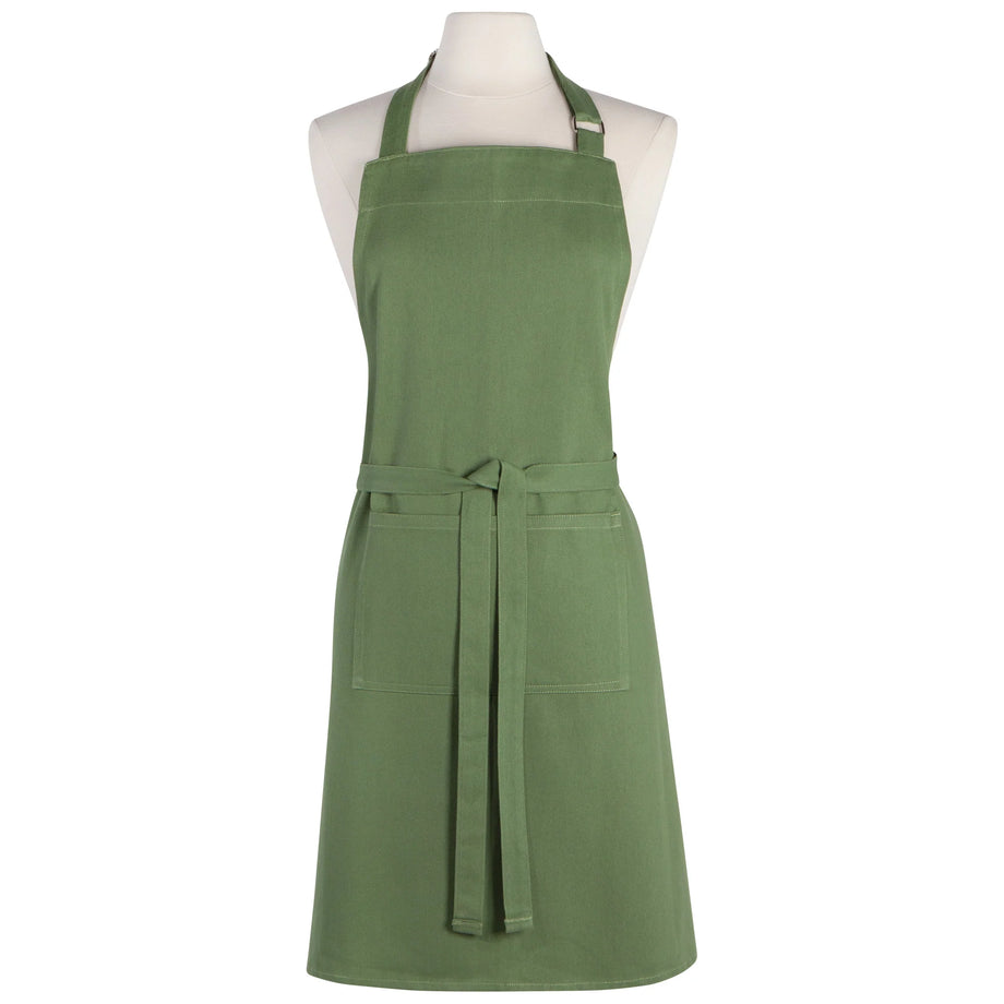 Maintenant Designs Apron de Chef de Coton - Elm Green