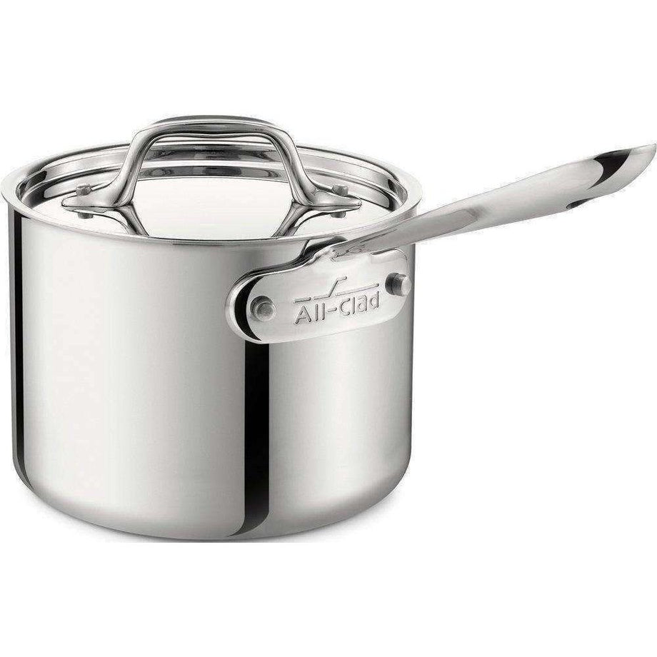 All-Clad D3 Stainless Steel 2Qt Sauce Pan