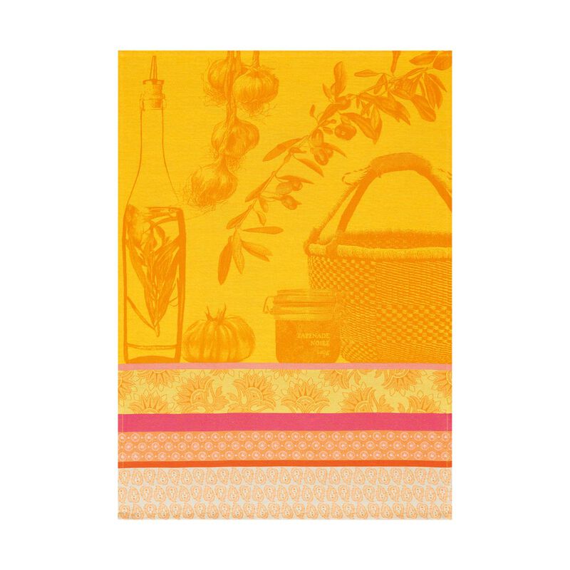 Jacquard Français Cotton Tea Towel  - Saveurs de Provence / Citron